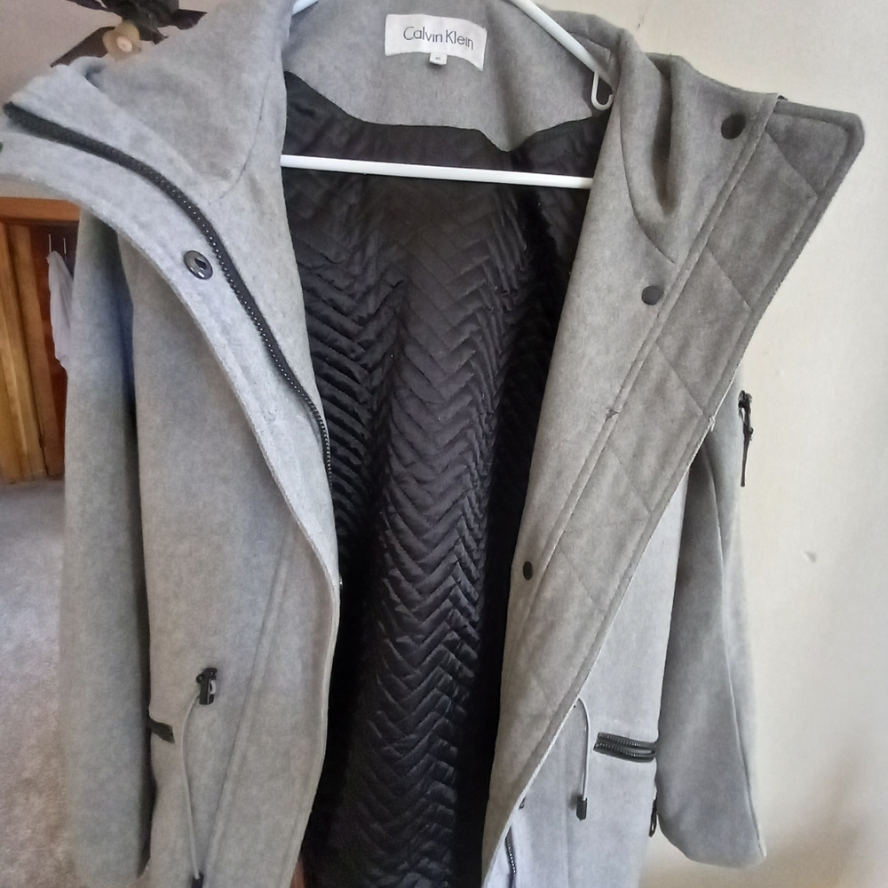 Gently used wool CK winter coat